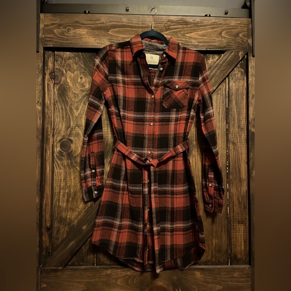 Brand new flannel dress